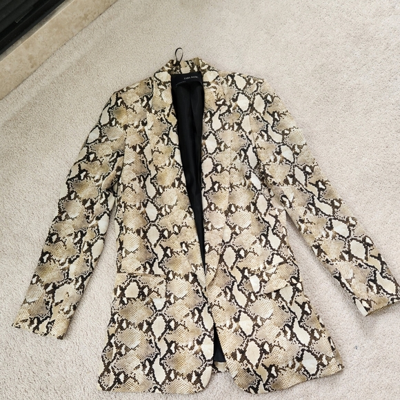 Zara blazer snakeskin pattern - Picture 3 of 6